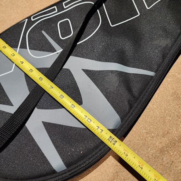 Volkl Tennis Racquet Cover With Shoulder Strap Black Gray Bag 28" - Picture 5 of 5